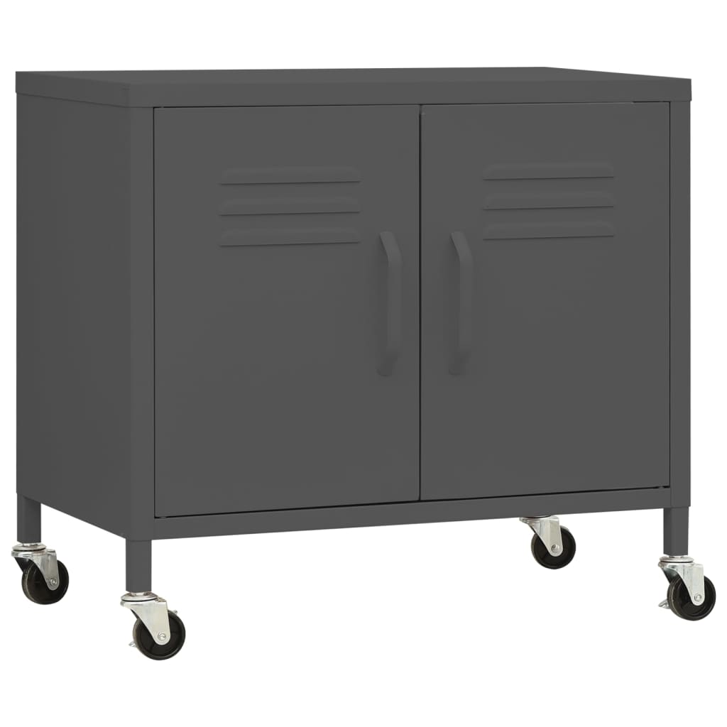 Armadietto Antracite 60x35x56 cm in Acciaio