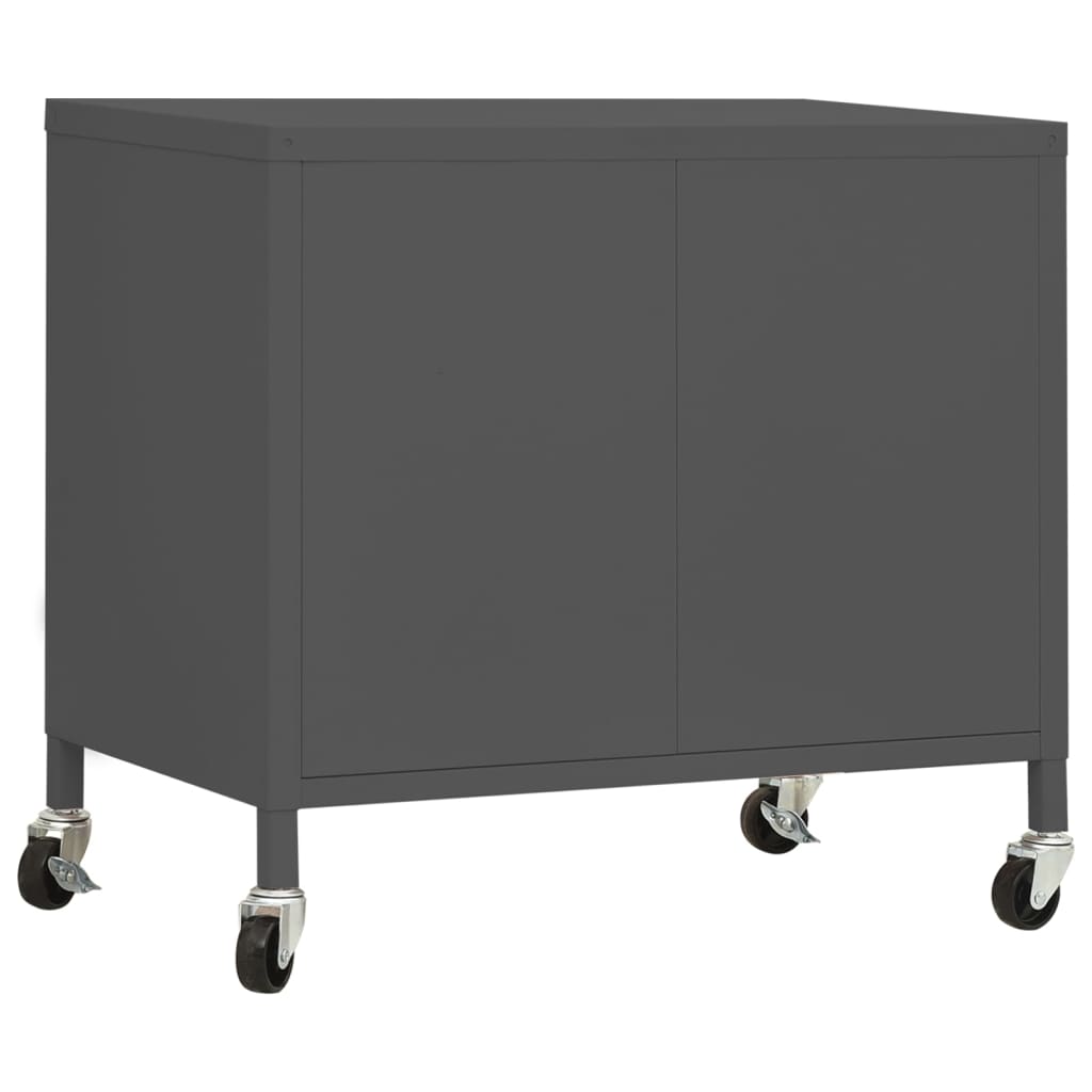 Armadietto Antracite 60x35x56 cm in Acciaio