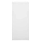 Armadio con Ante Scorrevoli Grigio 90x40x90 cm in Acciaio
