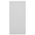 Armadietto con Chiave Grigio Chiaro e Blu 90x45x92,5 cm Acciaio