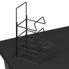 Scrivania da Gaming con Gambe a K Nera 110x60x75 cm