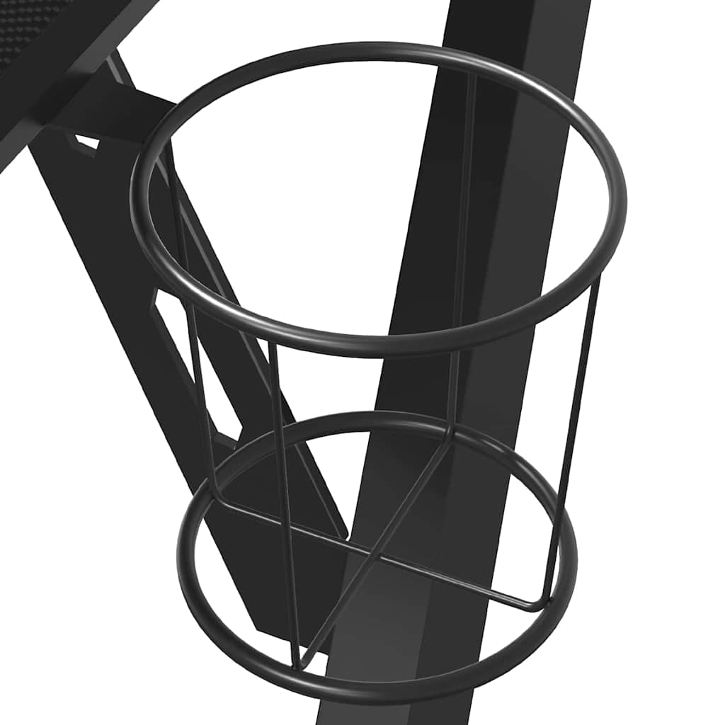 Scrivania da Gaming con Gambe a Y Nera 110x60x75 cm