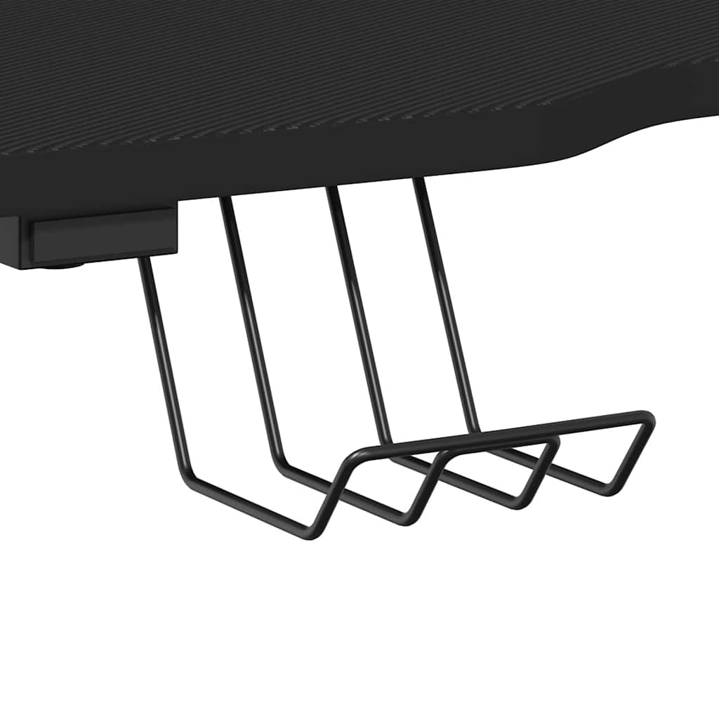 Scrivania da Gaming con Gambe a ZZ Nera 90x60x75 cm