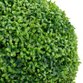 Pianta di Bosso Artificiale a Sfera con Vaso Verde 71 cm