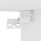 Set Mobili Porta TV 4 pz Bianco in Legno Multistrato