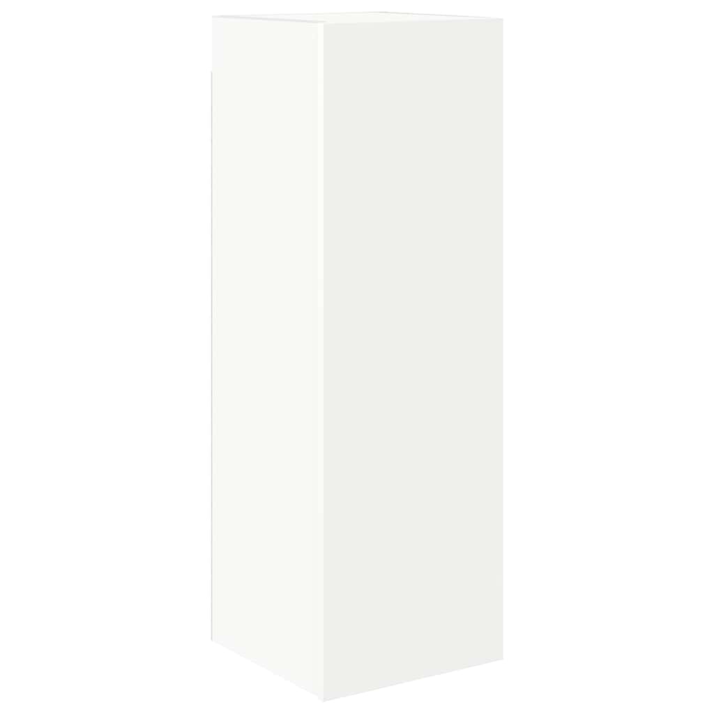 Set Mobili Porta TV 4 pz Bianco in Legno Multistrato