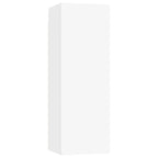Set di Mobili Porta TV 5 pz Bianco in Legno Multistrato