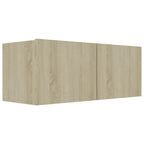 Mobili Porta TV 3 pz Rovere Sonoma in Legno Multistrato
