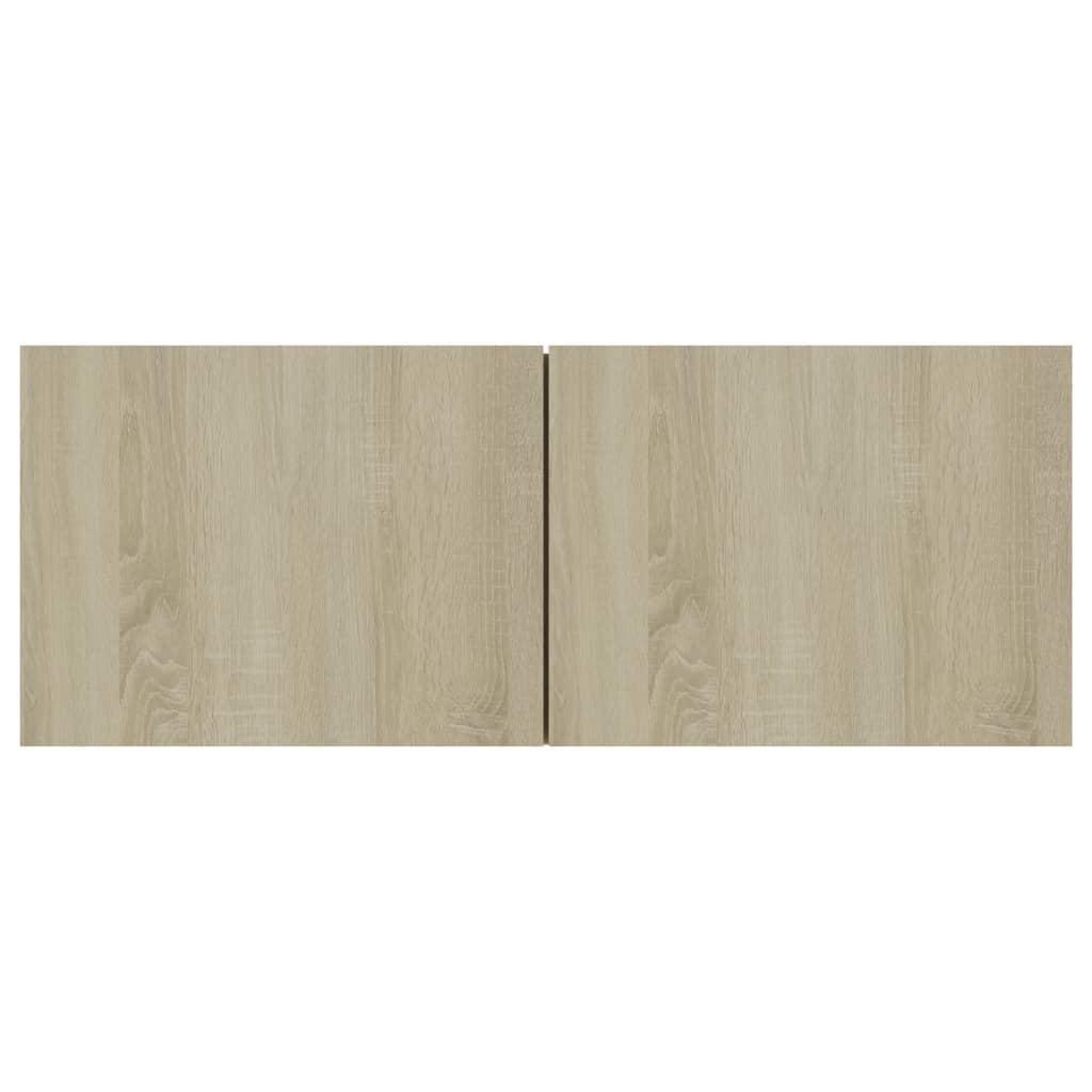 Mobili Porta TV 3 pz Rovere Sonoma in Legno Multistrato