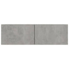 Mobili TV 4 pz Grigio Cemento 100x30x30 cm in Legno Multistrato