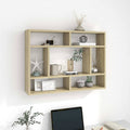 Scaffale a Parete Rovere Sonoma 75x16x55 cm Legno Multistrato