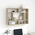Scaffale a Parete Rovere Sonoma 75x16x55 cm Legno Multistrato
