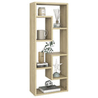 Scaffale a Parete Rovere Sonoma 36x16x90 cm Legno Multistrato