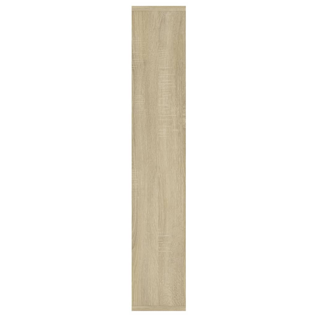 Scaffale a Parete Rovere Sonoma 36x16x90 cm Legno Multistrato