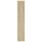 Scaffale a Parete Rovere Sonoma 36x16x90 cm Legno Multistrato