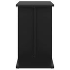 Tavolino Nero 50x30x50 cm in Legno Multistrato