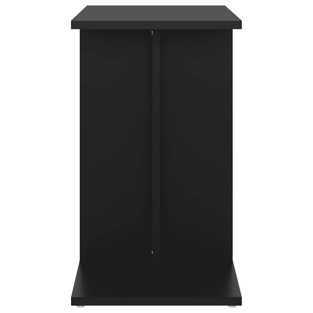Tavolino Nero 50x30x50 cm in Legno Multistrato