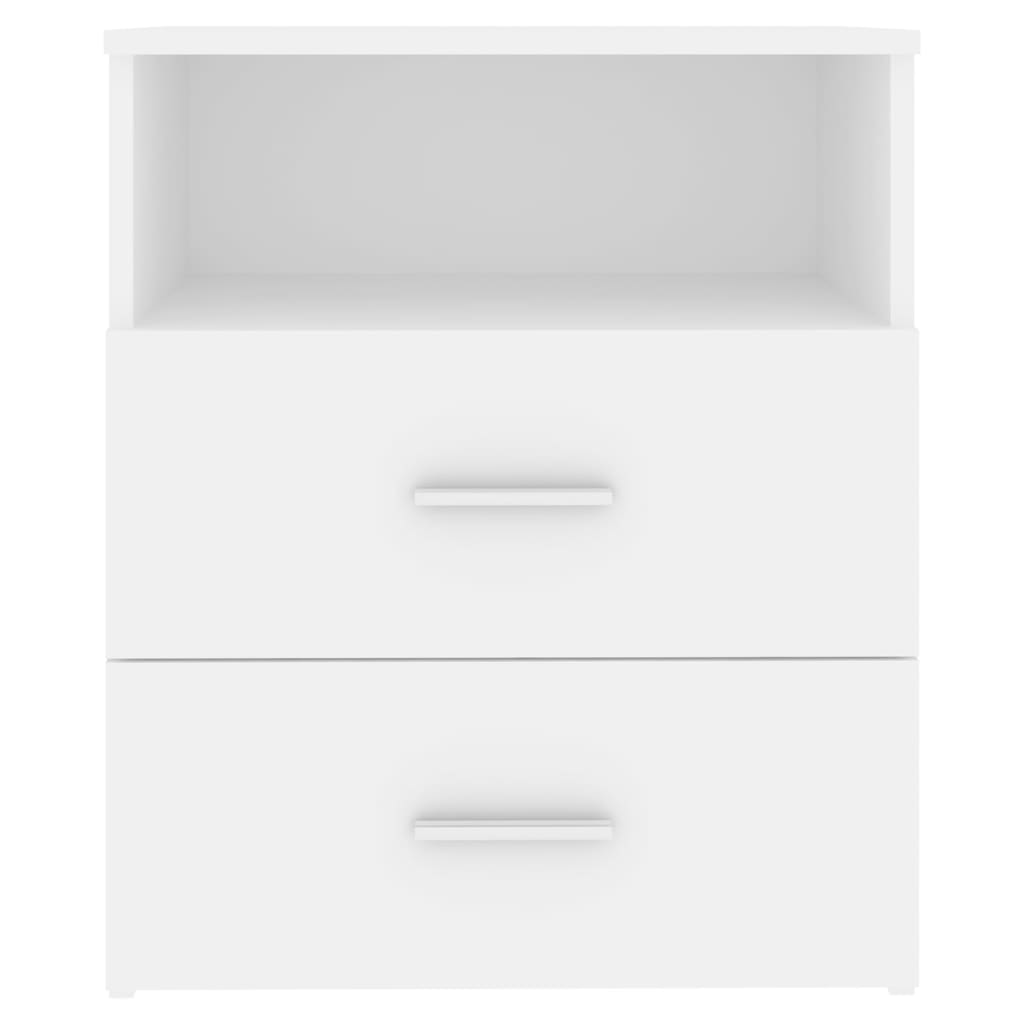 Comodini 2pz Bianchi 50x32x60 cm