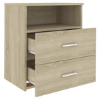 Comodino Rovere Sonoma 50x32x60 cm