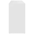 Scarpiera con Panchina Bianco 103x30x55 cm in Multistrato