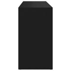 Scarpiera con Panchina Nera 103x30x55 cm Legno Multistrato