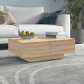 Tavolino da Salotto Rovere Sonoma 90x60x31 cm Legno Multistrato