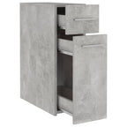 Armadietto da Farmacia Grigio Cemento 20x45,5x60 cm Multistrato