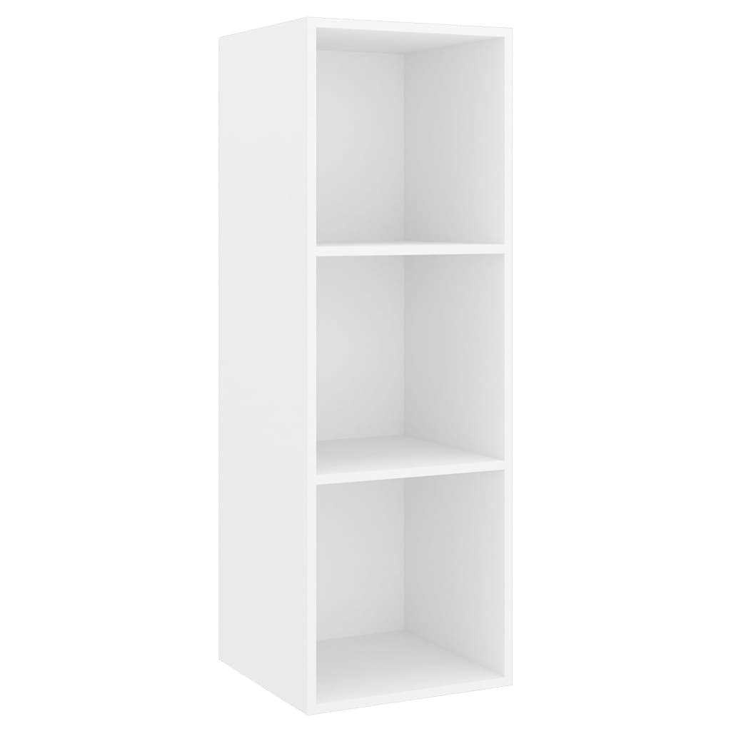 Set Mobile TV 4 pz Bianco in Truciolato