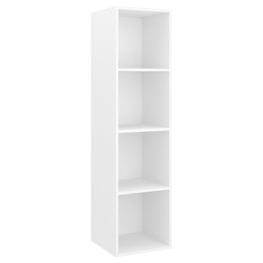 Set Mobile TV 4 pz Bianco in Truciolato