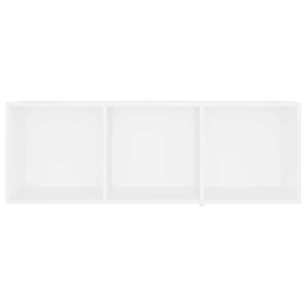 Mobili TV 2 pz Bianchi 107x35x37 cm in Legno Multistrato