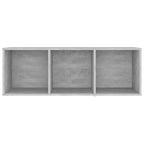 Mobili TV 2 pz Grigio Cemento 107x35x37 cm in Legno Multistrato