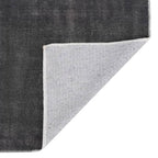 Tappeto Lungo Stampato Lavabile Antracite 80x300 cm Poliestere