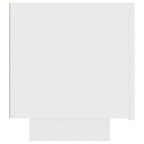 Comodino Bianco 100x35x40 cm in Legno Multistrato