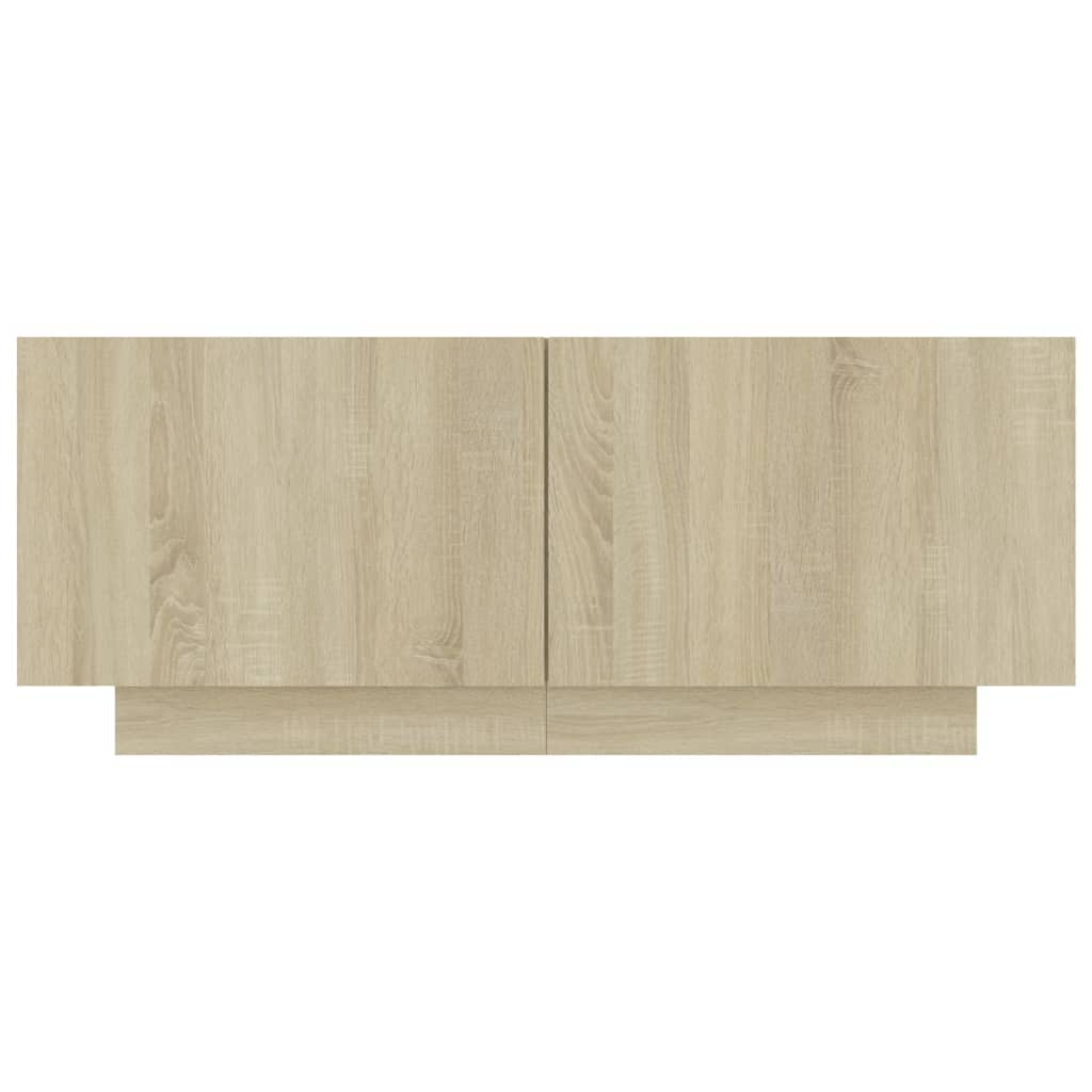 Comodino Rovere Sonoma 100x35x40 cm in Legno Multistrato