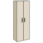 Scarpiera Crema 60x30x166 cm Tessuto