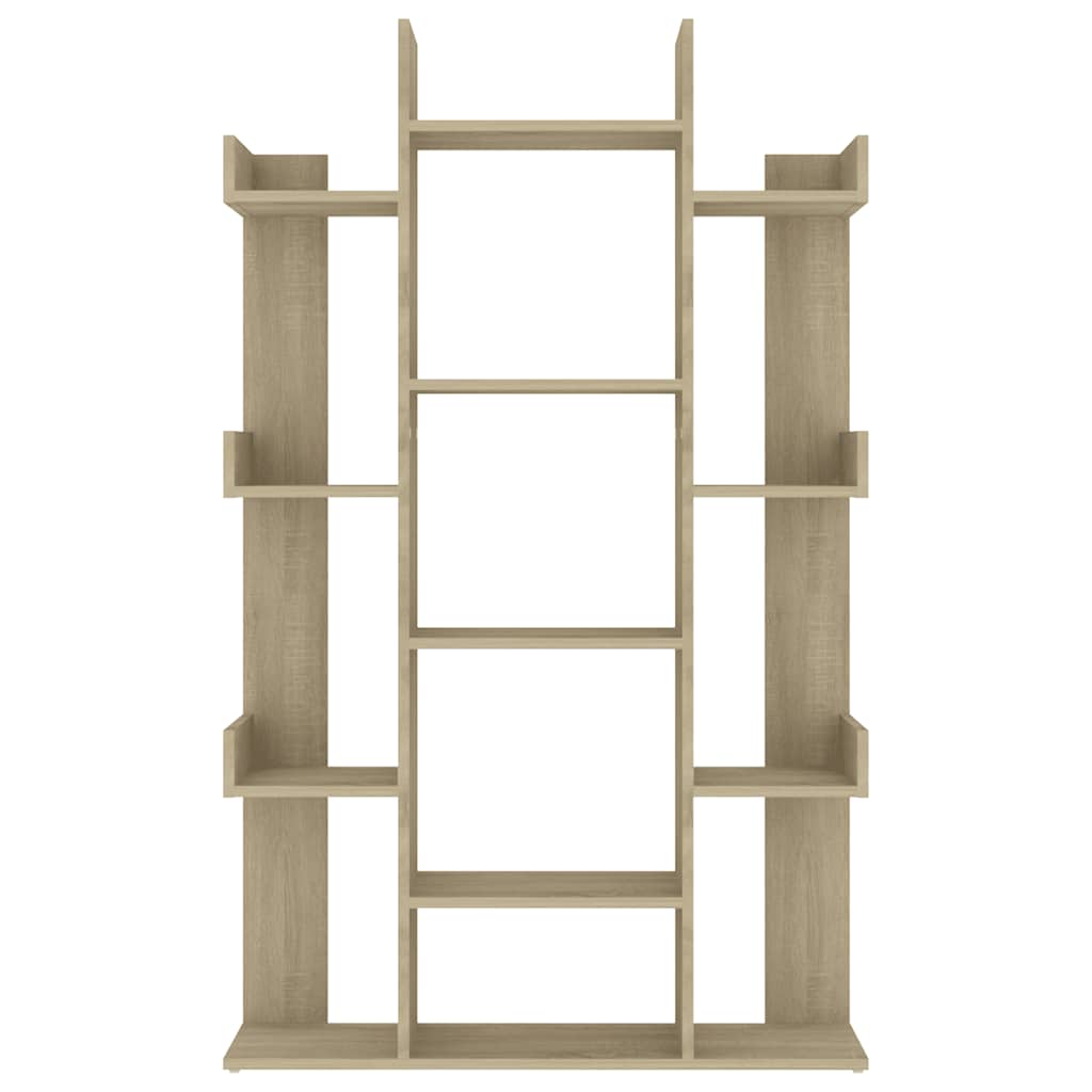Libreria Rovere Sonoma 86x25,5x140 cm in Truciolato