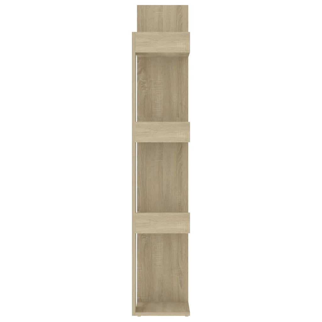 Libreria Rovere Sonoma 86x25,5x140 cm in Truciolato
