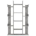 Libreria Grigio Cemento 86x25,5x140 cm in Truciolato