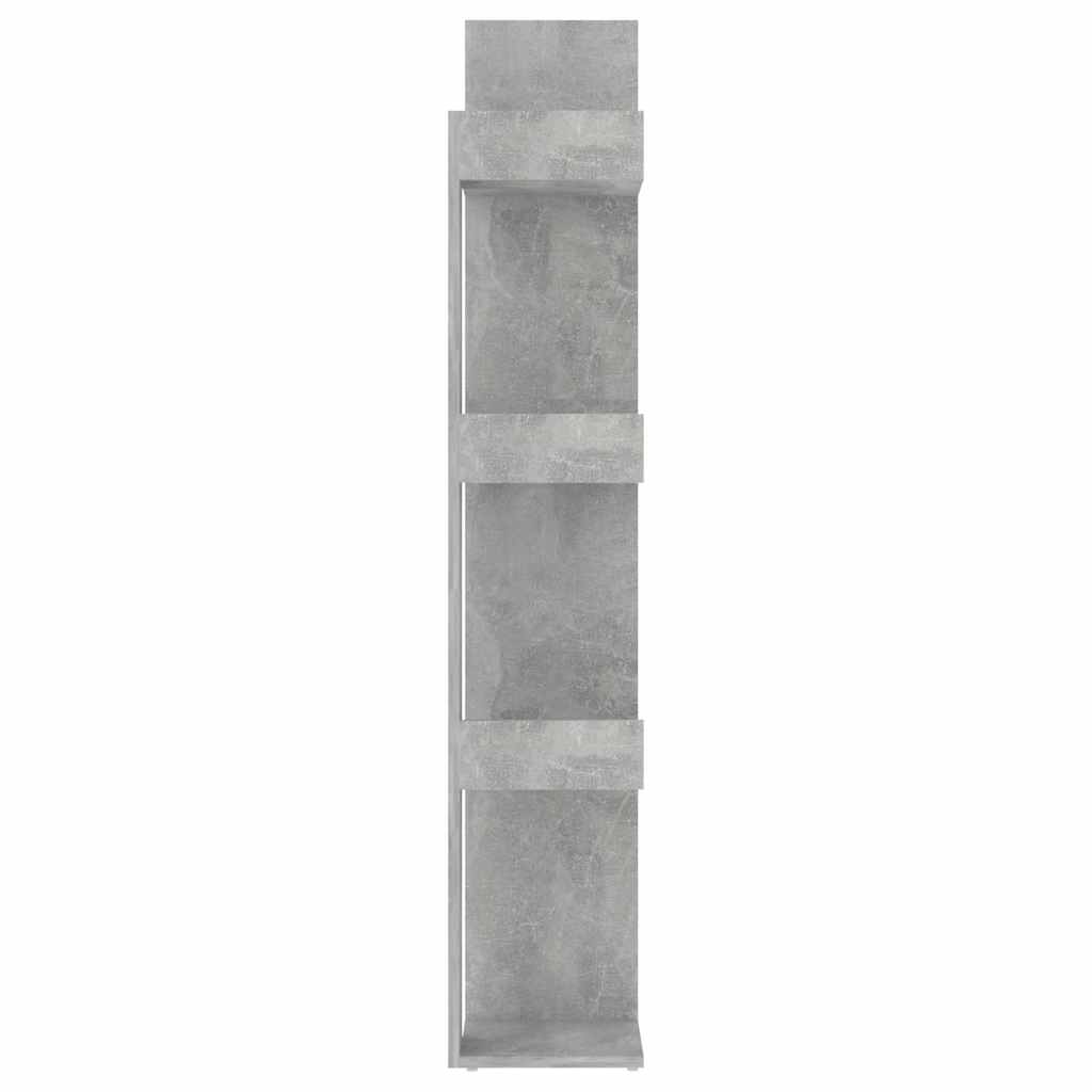 Libreria Grigio Cemento 86x25,5x140 cm in Truciolato