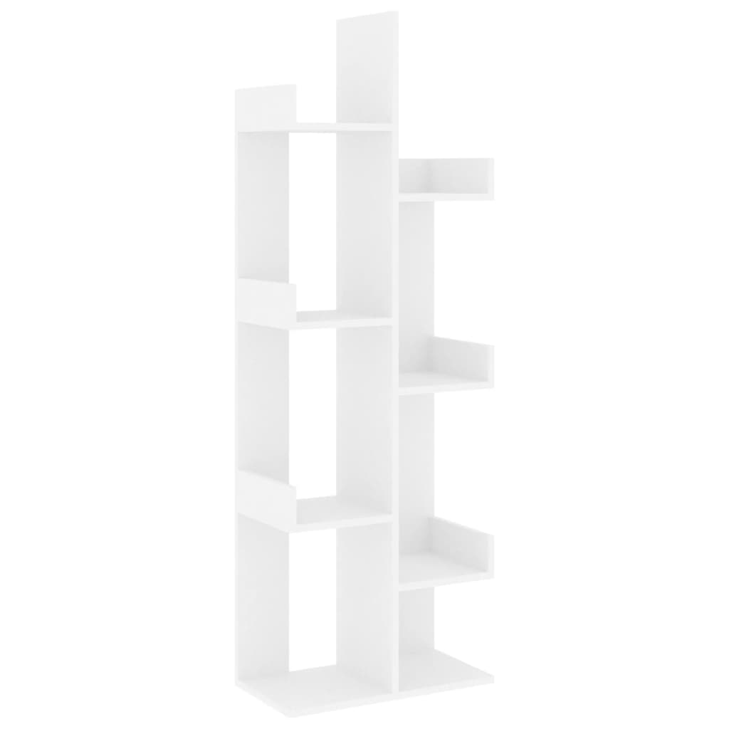 Libreria Bianca 48x25,5x140 cm in Truciolato