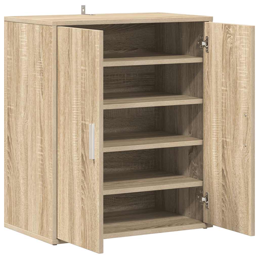 Scarpiera Rovere Sonoma 60x35x70 cm in Truciolato
