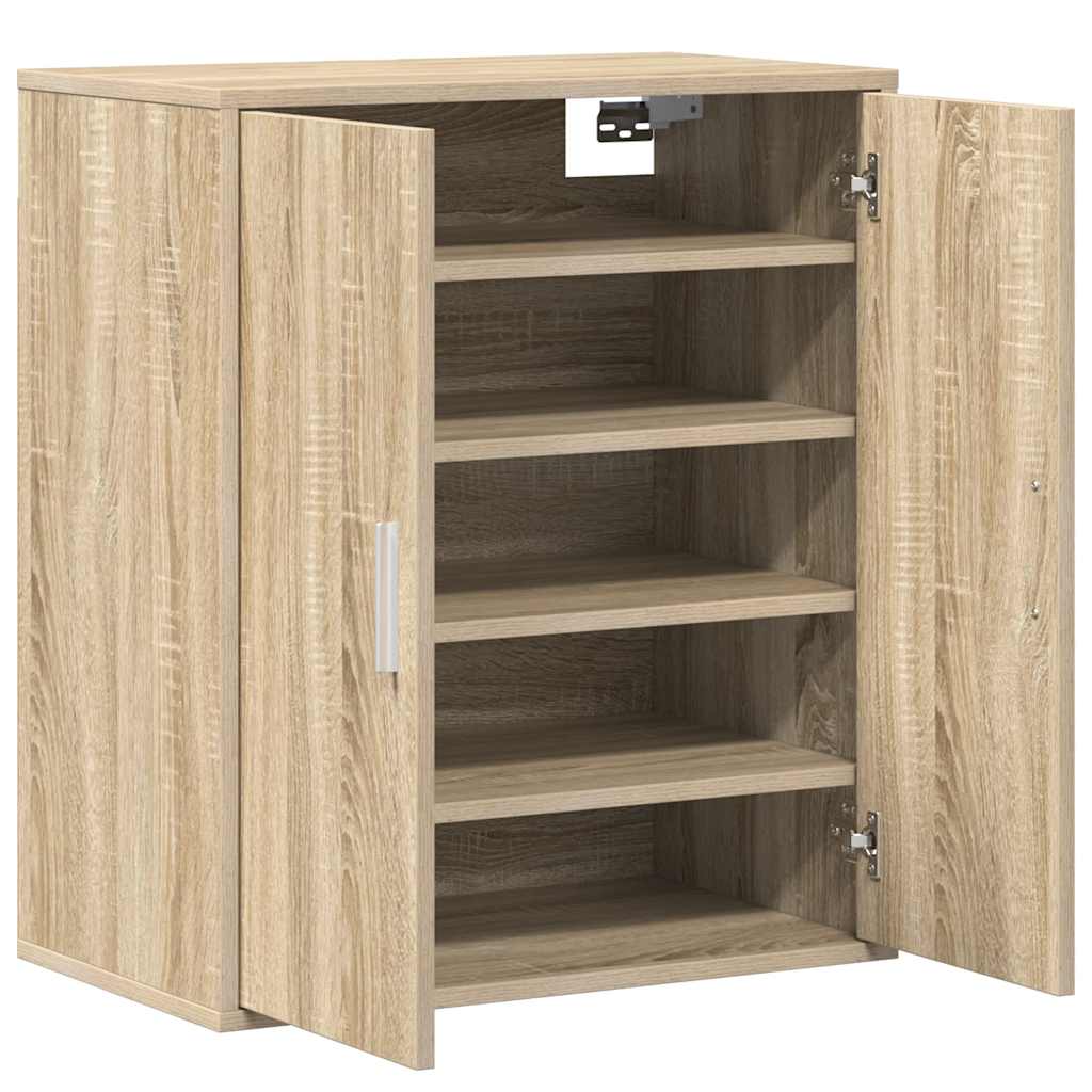 Scarpiera Rovere Sonoma 60x35x70 cm in Truciolato