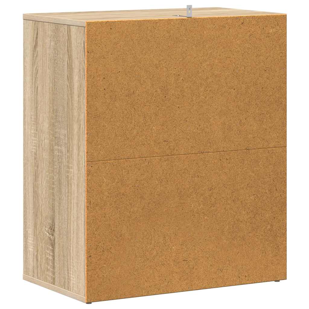 Scarpiera Rovere Sonoma 60x35x70 cm in Truciolato