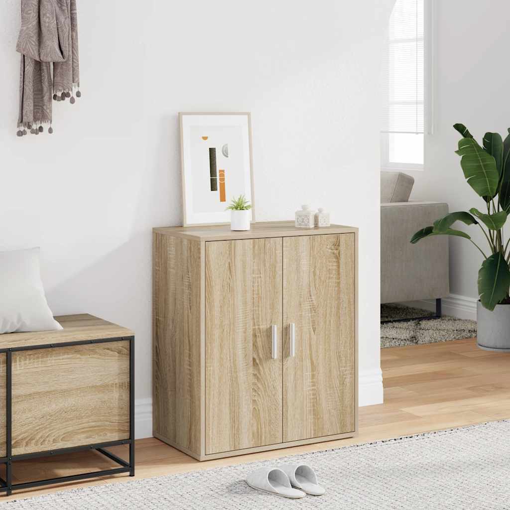 Scarpiera Rovere Sonoma 60x35x70 cm in Truciolato