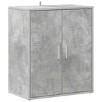 Scarpiera Grigio Cemento 60x35x70 cm in Truciolato