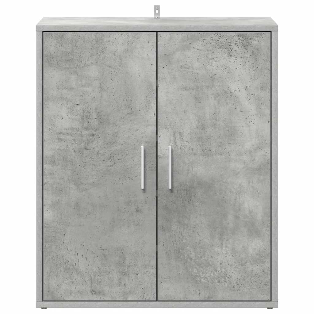 Scarpiera Grigio Cemento 60x35x70 cm in Truciolato