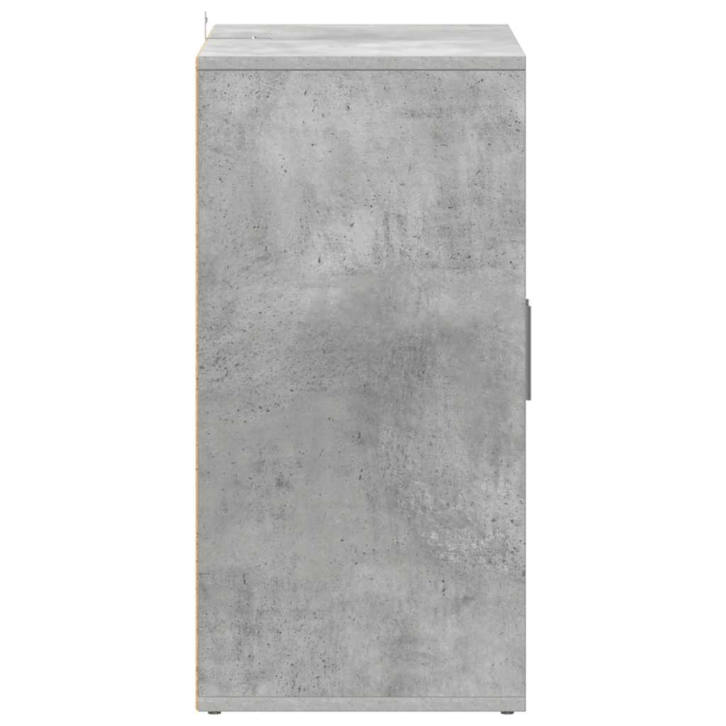 Scarpiera Grigio Cemento 60x35x70 cm in Truciolato