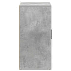Scarpiera Grigio Cemento 60x35x70 cm in Truciolato