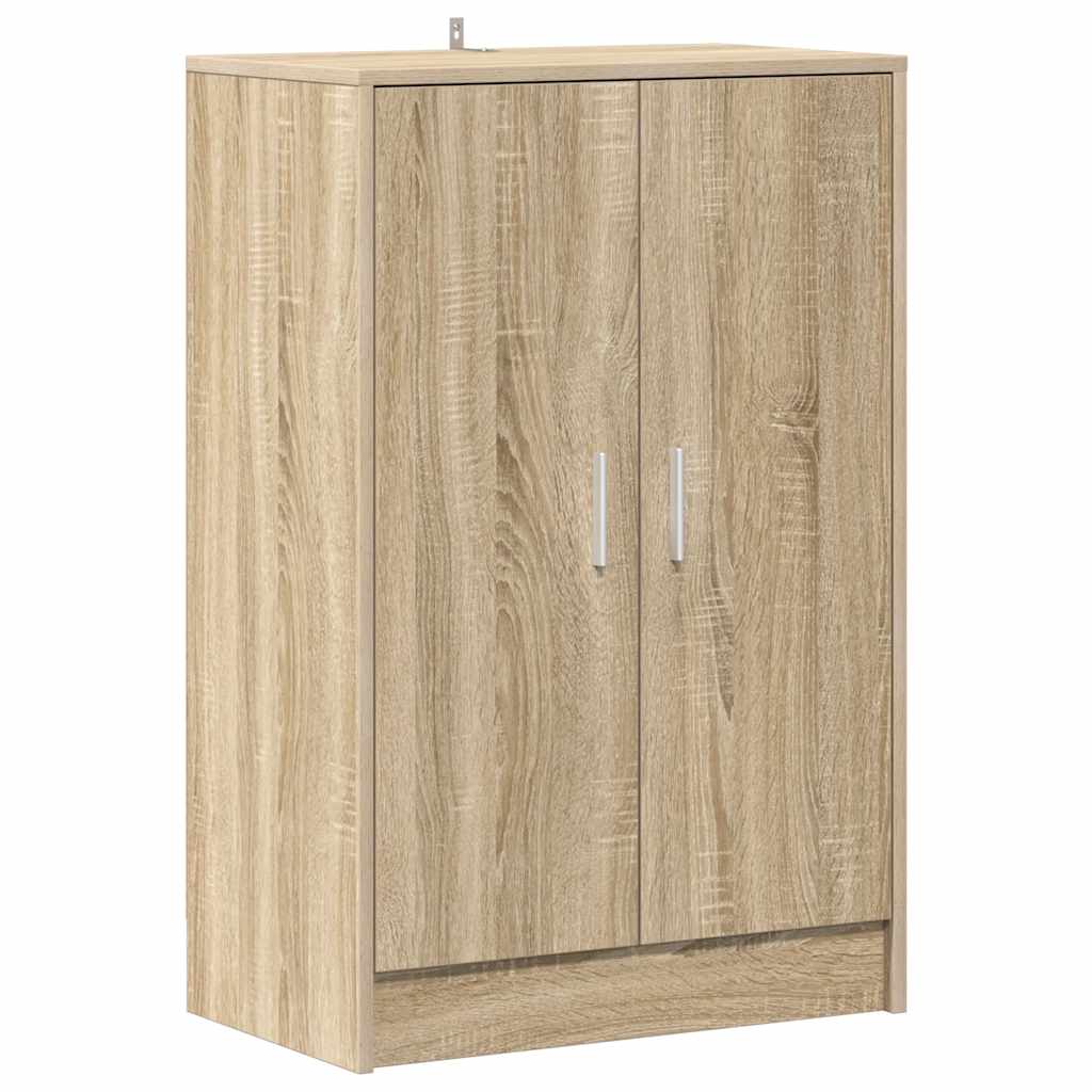 Scarpiera Rovere Sonoma 60x35x92 cm in Truciolato