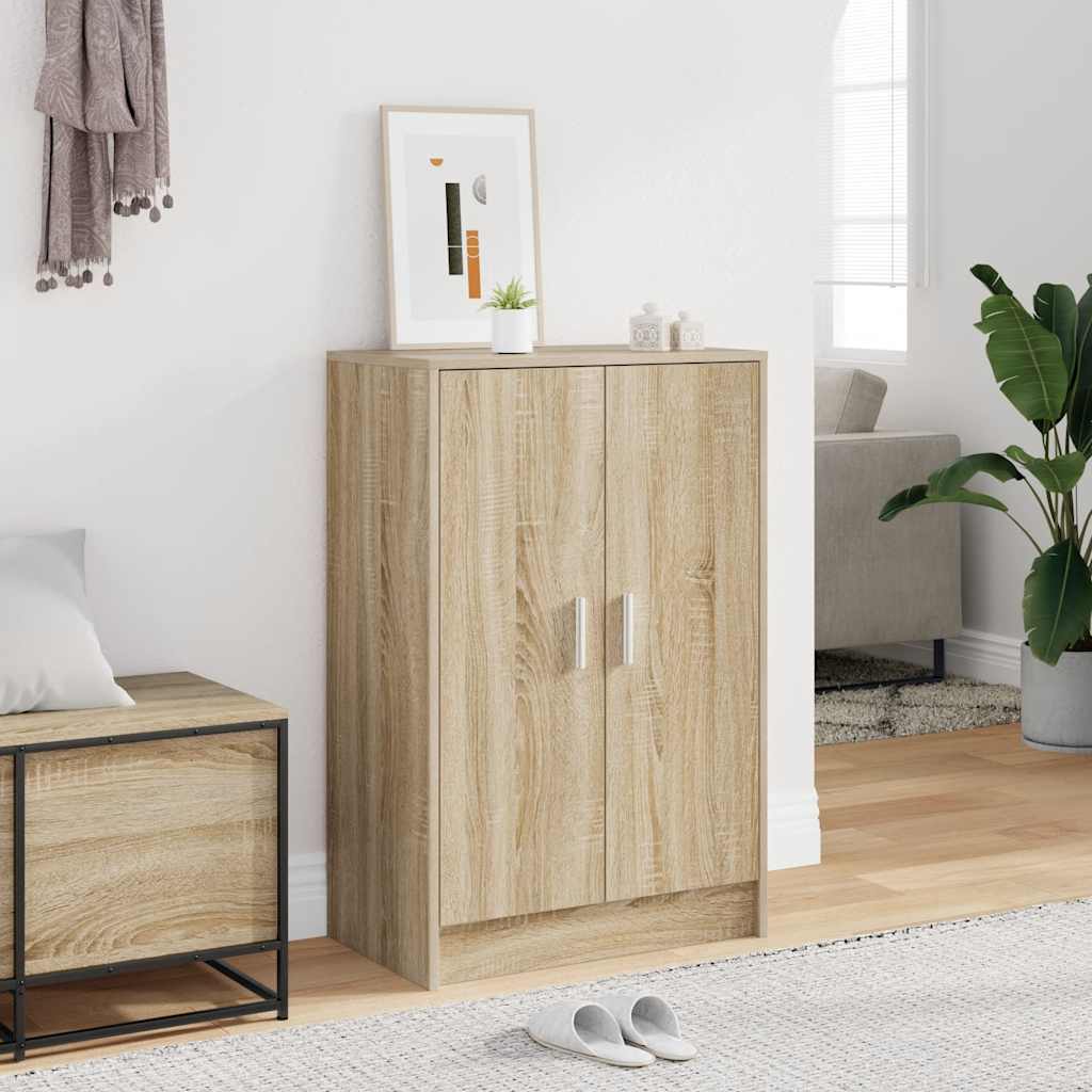 Scarpiera Rovere Sonoma 60x35x92 cm in Truciolato